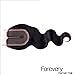 Forevery Hair Lace Closure 4x4 Body Wave Brazilian Virgin Human Hair Extensions Middle Part