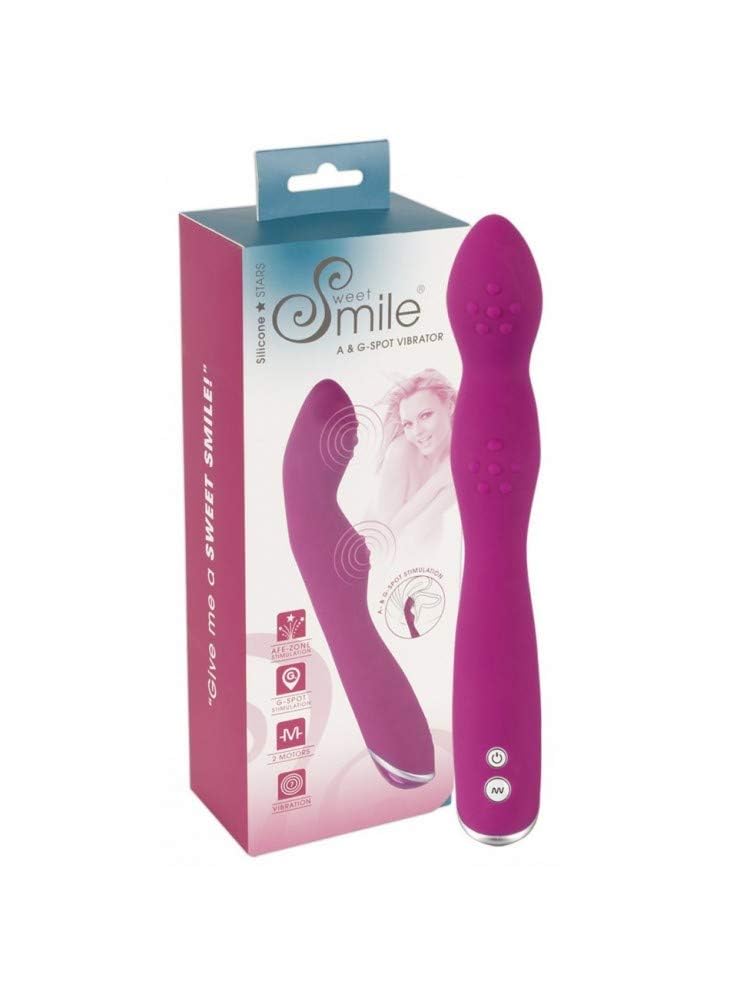 Sweet Smile A and G Spot Vibrator-05973760000 Purple One Size
