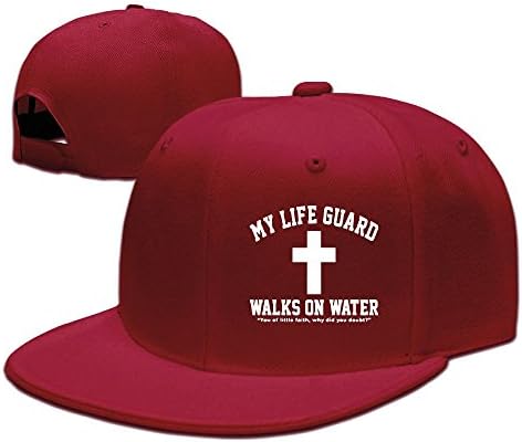 WYF Men&women My Life Guard Walks On Water Christian Easter Religious Fashion Baseball Natural Cap Adjustable Snapback
