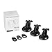 Wasserstein Versatile Suction Cup Mount with Universal Screw Adapter Compatible with Blink Outdoor & Blink XT2/XT Camera (3 Pack, Black)