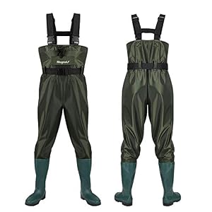 Magreel Pêche Waders Imperméable, Waders Poitrine Chasse Léger Avec Bottes De Pêche Pour Hommes Et Femmes