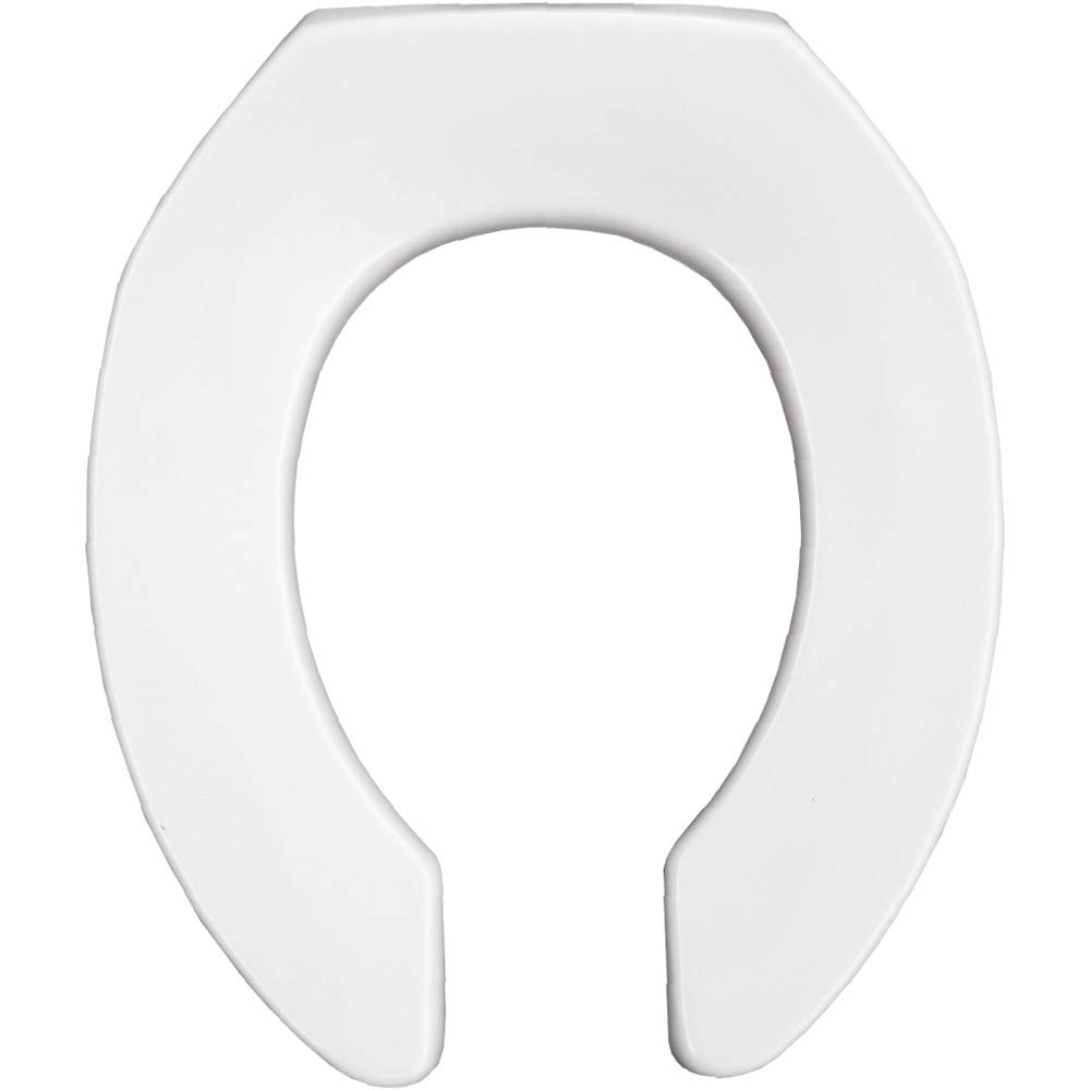 Best bemis molded wood open front round toilet seat