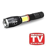 BESTSUN LED Tactical Flashlight + Lantern in 1 with Magnetic Base & Zoom Function As Seen On TV Taclight Pro Flashlights with COB LED Lantern