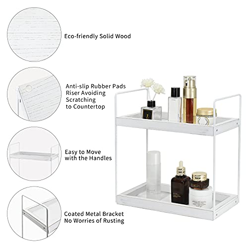 Updesign 2 Tier Bathroom Counter Organizer, Bathroom Organizer