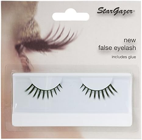 Stargazer Feather Eye Lashes style 72, synthetic lash pair includes glue
