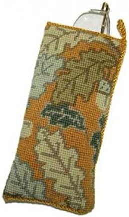 Cleopatras needle Gold Acorn Tapestry Glasses Case Kit