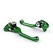 Areyourshop Brake Clutch Levers For Kawasaki KX65 2000-2012 KX85 2001-2012 KX125 2000-2005 KX250F 2004 Green