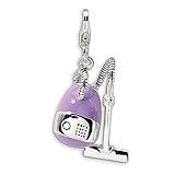 Lex & Lu Sterling Silver 3-D Enameled Vacuum