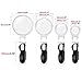 Magnifying Glass with LED Lights,Includes 4 Lens(2.5X,5X,10x,16x) Handheld magnifer Loupe for Hobby, Reading,Crafts,Macular Degeneration