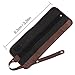 Canvas Pencil Roll, Veesoo 36 Slot Canvas Colored Pencil Roll Case Wrap Pencil Pen Wrap Organizer Roll Up Pencil Holder, Black