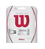 Wilson Sporting Goods Gut Power String Set, Natural, 17-Gauge/40-Feet