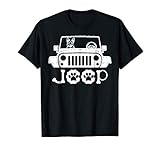 German Shepherd Dog T-Shirt - Riding on Jeep - Gift For Guys