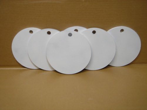 Quality Targets Six 6" 3/8" Thick A36 NRA Action Pistol - Round Hanger Plates!