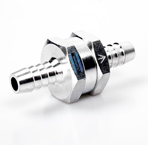 UMPARTS VA8-001 8mm 5/16" Fuel Non Return One Way Check Valve Petrol Diesel Aluminium Alloy