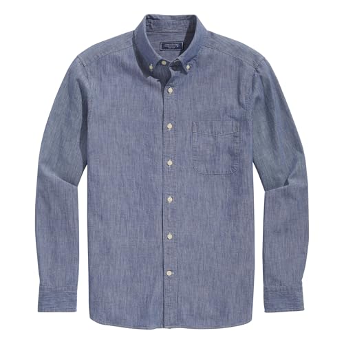 vineyard vines Men’s Chambray Shirt, Moonshine