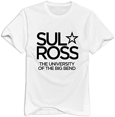 Tavil Sul Ross State University Short Sleeve T Shirt For Man White Size M