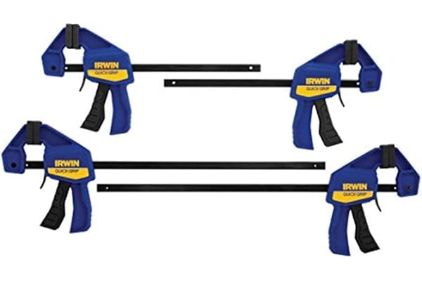 IRWINQUICK-GRIPOne-Handed Mini Bar Clamp 4 Pack, (2) 6", (2) 12", 1964748