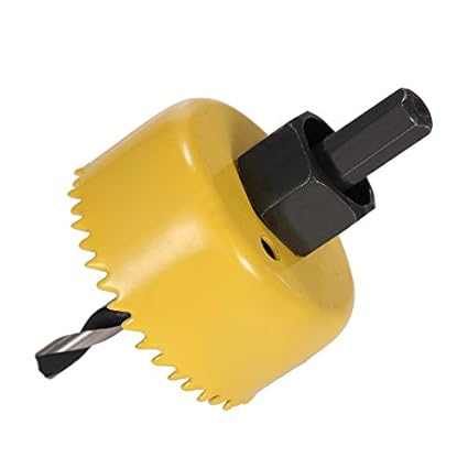 Generic 3pcsHole Saw Cutting Set Kit Drilling Tool Wood Metal Cutter Lock Installation Hole Saw Kits Carpenter Drilling Tools Set 54mm