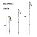 TOLKA Trekking Poles Collapsible Hiking Poles Lightweight, Walking Running Sticks with Natural Cork Grips, Quick Locks For Outdoor Walking Trekking Climbing-1 Pair