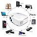ERISAN Projector Video Home TV Theater, LED Android WiFi Bluetooth, 220 ANSI Lumen, Support 1080P Full HD, iOS Compatible, Updated Quieter Fan, Mini Smart Video Beam, Multimedia Party Games