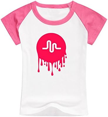 Mumogu Little Boys Girls Music Melting Cotton Raglan T-Shirt 6-10yr Old
