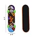LOVEINUSA Mini Fingerboards, 5Pcs Finger Skateboard Matte Surface Random Color