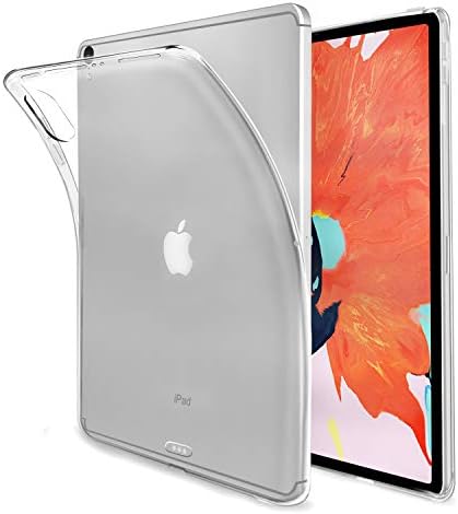 MaxKu Case for iPad Pro 11 inch 2018, Premium Crystal Clear Soft Flexible Gel TPU Bumper, Ultra Thin Shock Absorption Silicone Case Cover for iPad Pro 11 inch 2018 (Clear)