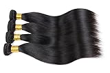 ZILING Brazilian Hair 3 Bundles Straight Human Hair Extensions Unprocessed Brazilian Straight Mixed Length