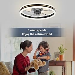 Fszdorj Ceiling Fan with Light, 2024 Upgraded