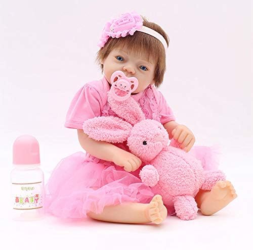 OTARDDOLL Reborn Doll 20''50cm Girl Baby Lifelike Simulation Hand Painted Lovely Toy Gift Collecting Doll,Full Body Silicone,Can Wash