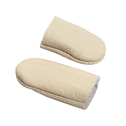 image for Heqishun Needle Felting Leather Finger Protector 3 Pairs(6 Pcs) Thumb 