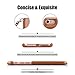 TUCCH iPhone 7 Wallet Case, iPhone 7 Case, Magnetic PU Leather Phone Folio Case with [Credit Card Slot] Flip Stand [Wrist Strap], Carry-All Book Flip Cover Compatible with iPhone 7 4.7 Inch, Brown