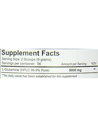 nutrakey L-Glutamine, 500-gram