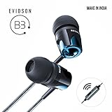 Evidson Audio B3 In-Ear Earphones with Mic (Blue)