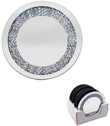 lesser and pavey Multi Crystal Candle Plate | for Adults | Multicolor