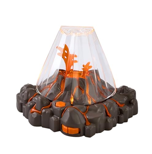 Animagic Aqua Dragons Volcano | Build an Aquatic Ecosystem, Watch Prehistoric Pets Hatch & Grow | Science Kit with LED Light-Up Tank | Includes Exclusive RED Aqua Dragons | Ages 6+