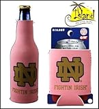 (2) NOTRE DAME IRISH PINK WOMENS CAN & BOTTLE KOOZIE