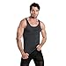 Hoter Mens Body Shaper Slimming Vest, Men's Compression Base Layer Slim Compression Muscle Tank Shapewear Grey