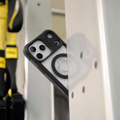 Funda Crystal Rokform Compatible con iPhone 17 Pro Max, Cubierta Magnética (Transparente)