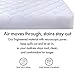 Quilted Fitted Mattress Pad | Mattress Cover Breathable, Waterproof, Hypoallergenic - Mattress Topper (Full Size)
