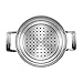 Circulon Accessories Stainless Steel Pasta/Steamer Insert with Lid, 20 CM, Silver