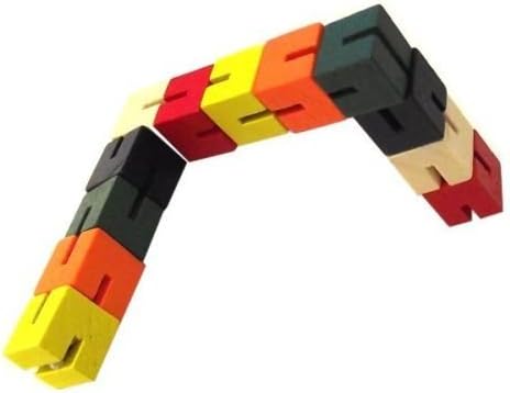 Wooden Twisty Blocks Toy - Pocket Money Toy - Stocking Filler