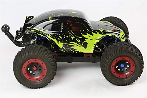 SummitLink Compatible Custom Body Muddy Green Over Black Replacement for 1/10 1/8 Scale RC Car or Truck (Truck not Included) B-BG-03