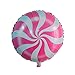 Zebratown New 18 Inch Round Candy Lollipop Aluminum Film Balloon Camouflage Cartoon Toy Birthday Party Decoration by Foil balloon