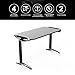 Kinsal Electric Height Adjustable Sit To Stand Gaming Desk Aluminium Alloy Computer Desk Table Standing Desk, Racing Table E-sports Durable Ergonomic Comfortable PC Desk (Sliver)
