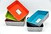 Welaxy Felt Office Drawer Organizer bin Tray Drawer Divider Small Boxes for organizing Drawers (Turquoise)
