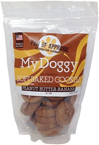 My Doggy Soft-Baked Cookies Dog Treats - 10 Ounces (Peanut Butter-Banana) by My Doggy