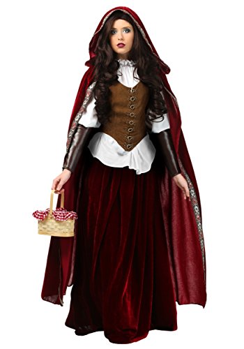 Fun Costumes womens Deluxe Red Riding Hood Plus Size Costume