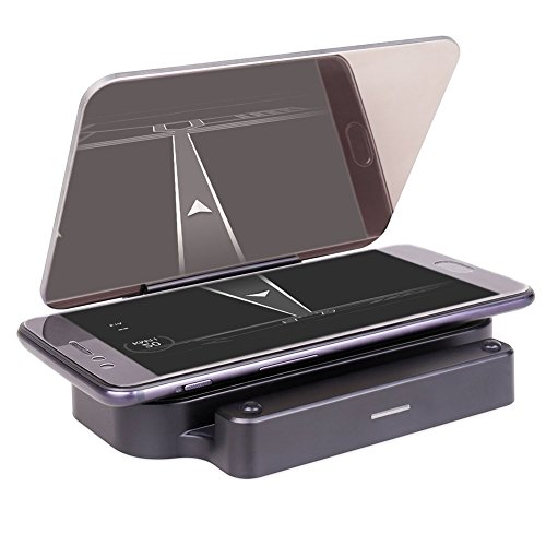 Head up display, hud with qi wireless charger pad navig…