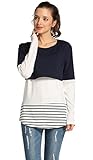 Amazing Speed Women's Casual Breastfeeding Shirt Back Lace Long Sleeve Maternity Nursing Tops